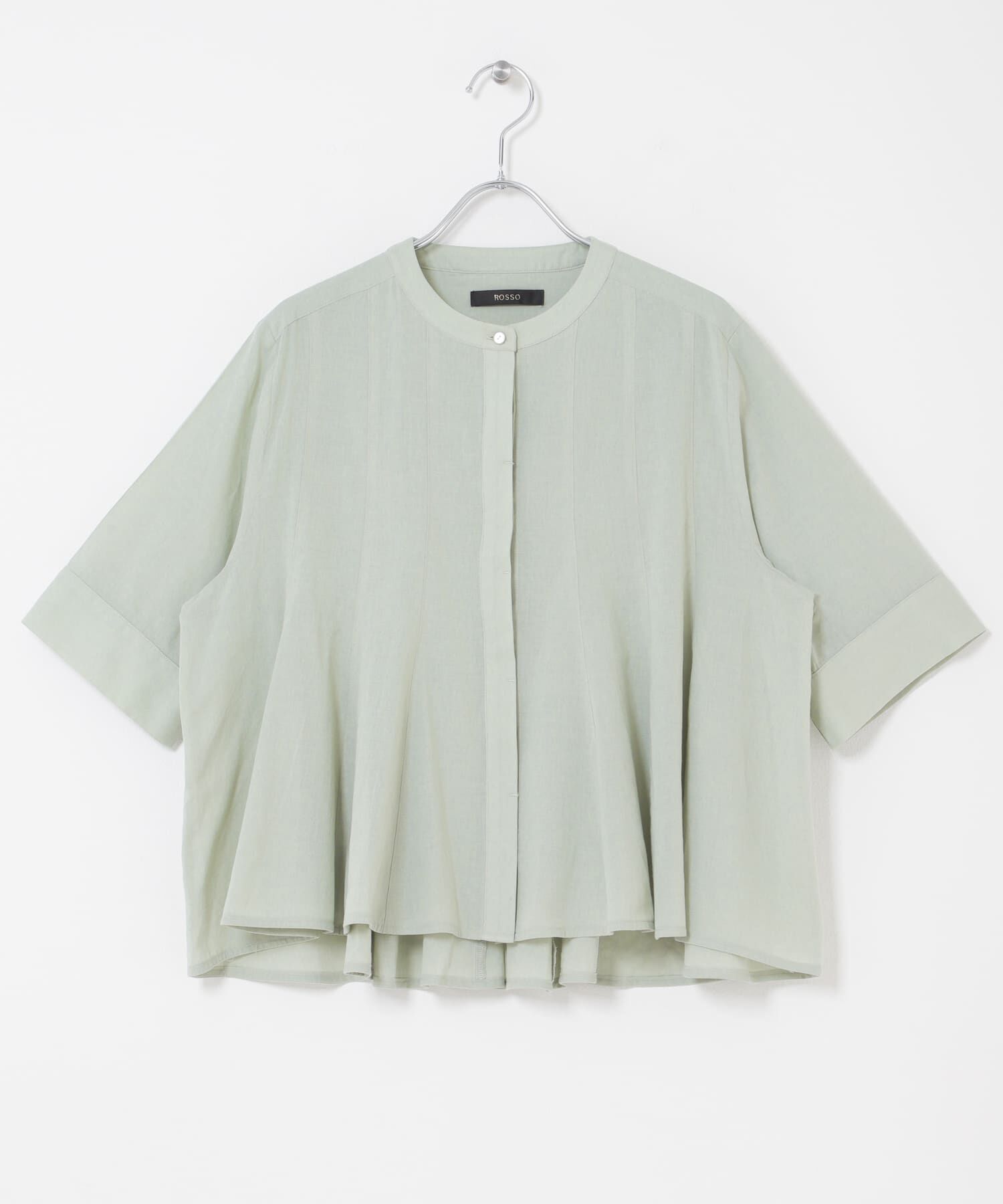 URBAN RESEARCH ROSSO「『WEB限定』コットンボイルフレアシャツ」|シャツ・ブラウス|