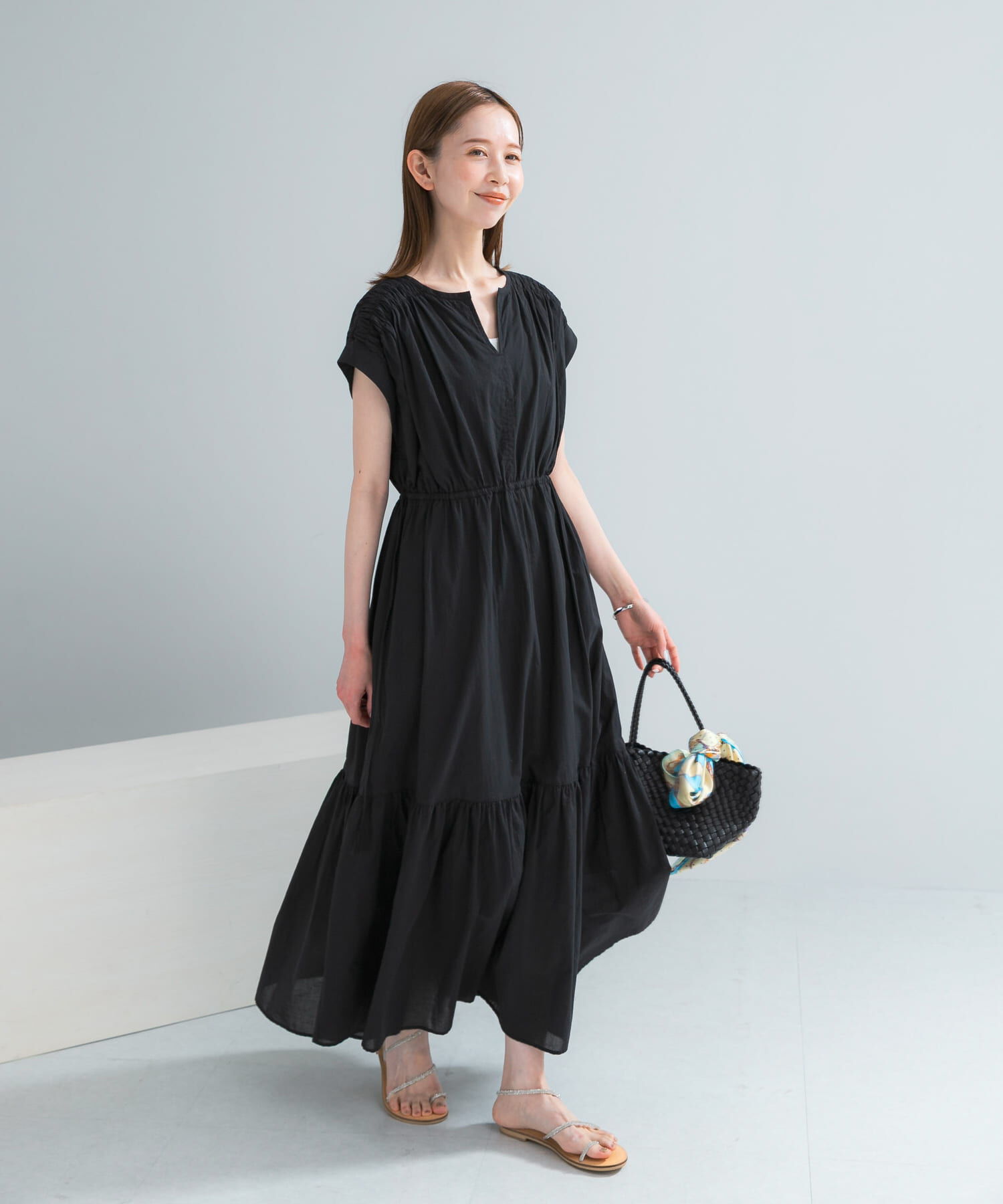 URBAN RESEARCH ROSSO「『WEB限定』コットンボイルワンピース」|ワンピース|