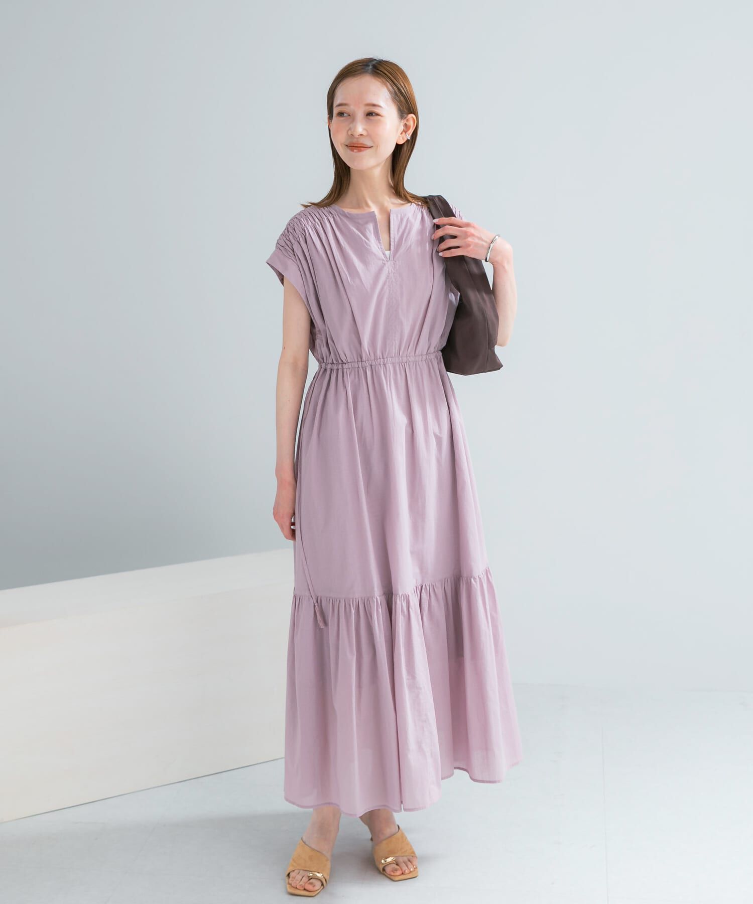 URBAN RESEARCH ROSSO「『WEB限定』コットンボイルワンピース」|ワンピース|