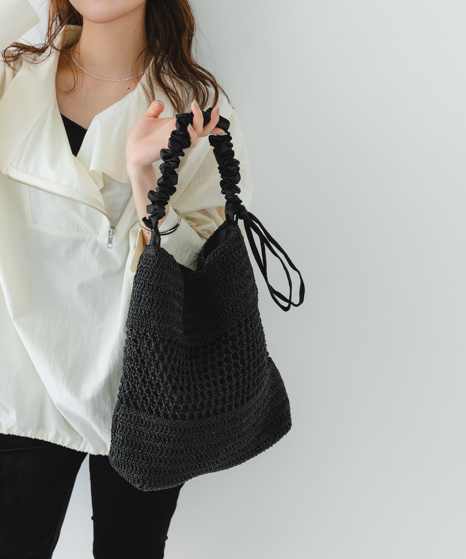 RODE SKO「2WAYギャザーショルダーラメバッグ」|ショルダー・メッセンジャー|