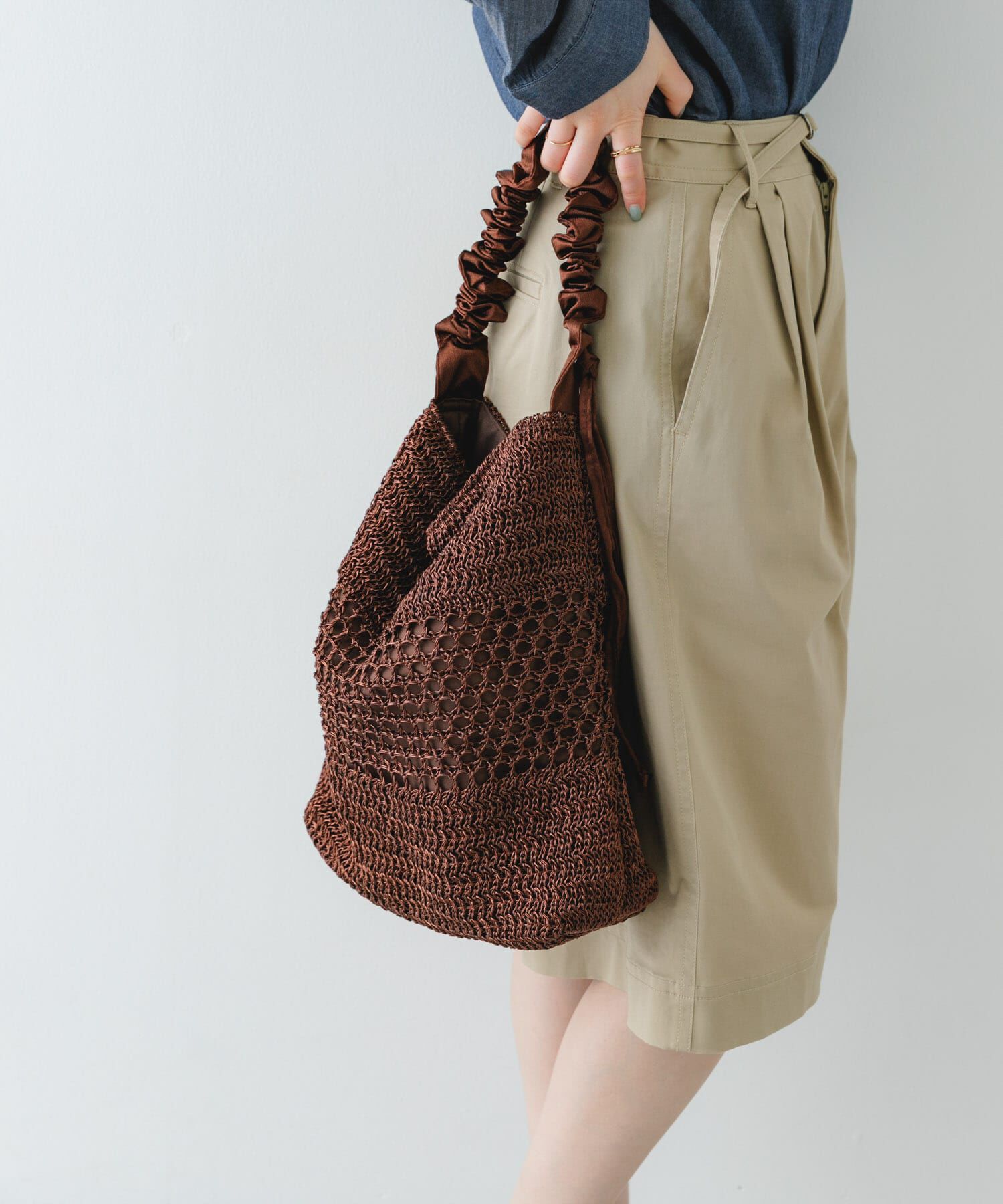 RODE SKO「2WAYギャザーショルダーラメバッグ」|ショルダー・メッセンジャー|