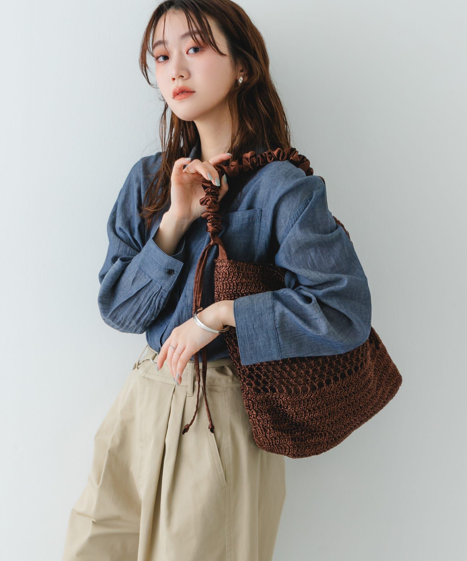 RODE SKO「2WAYギャザーショルダーラメバッグ」|ショルダー・メッセンジャー|