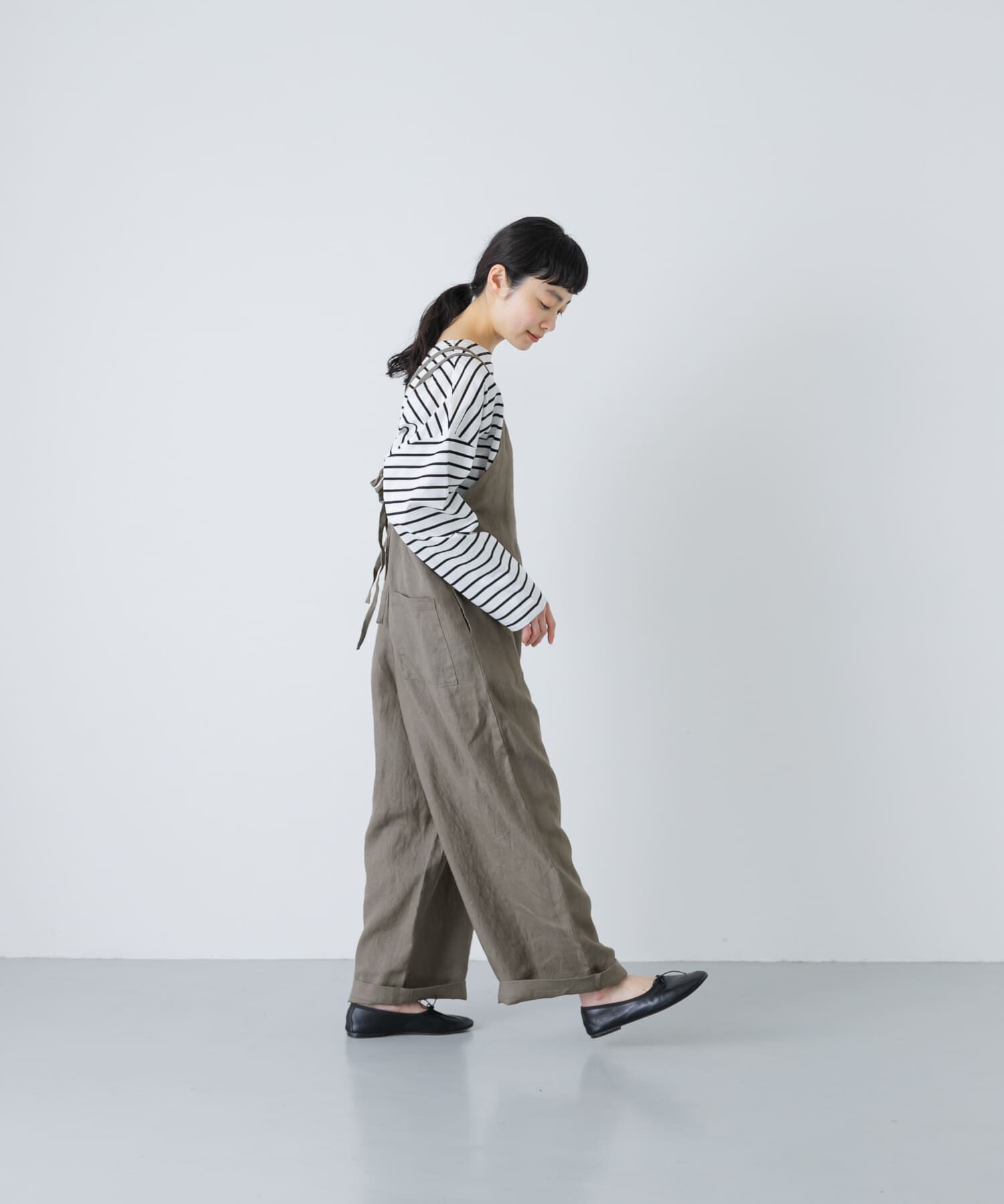 かぐれ「リネンサロペット」|オールインワン|