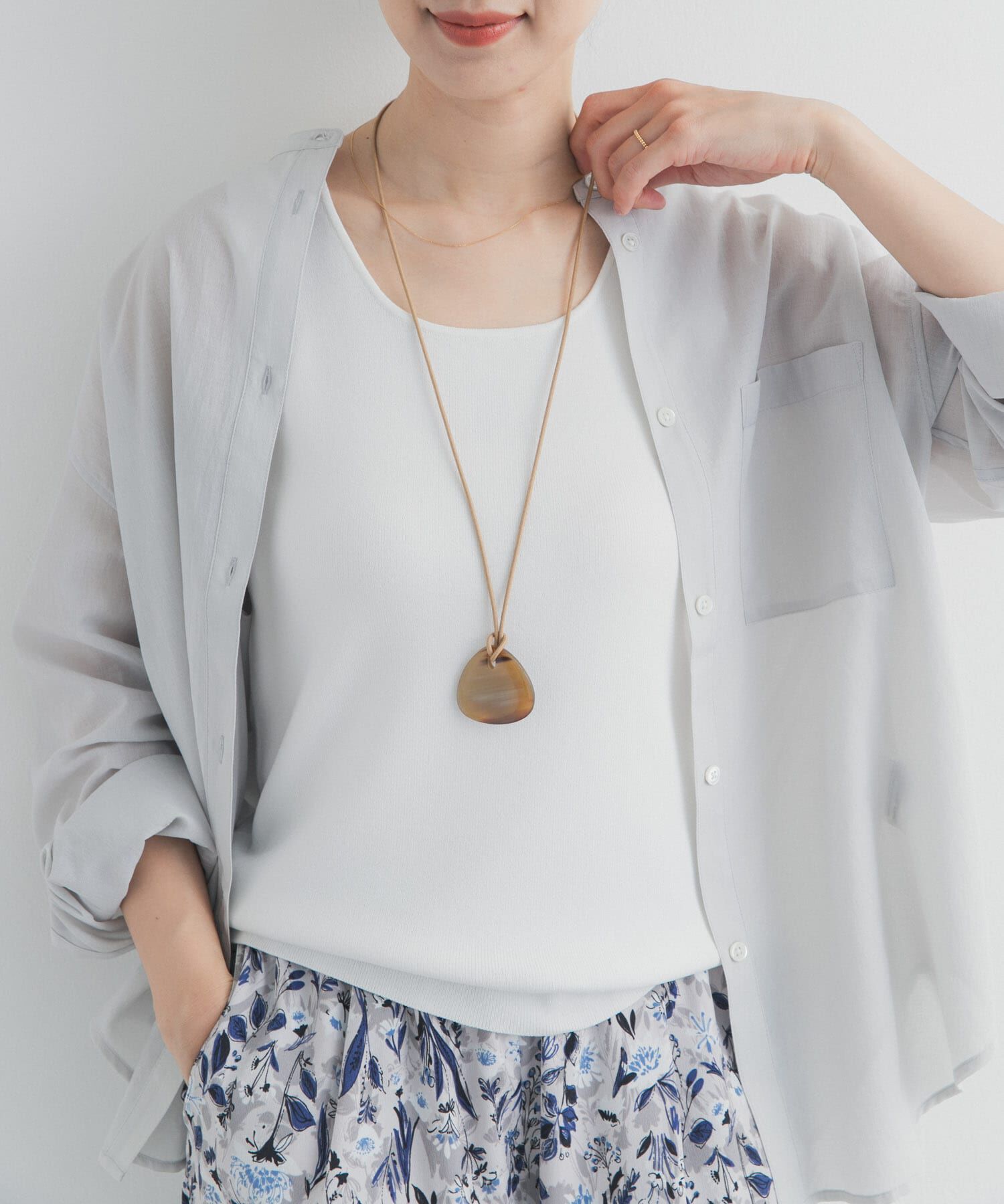 URBAN RESEARCH DOORS「バッファローコードネックレス」|ネックレス|