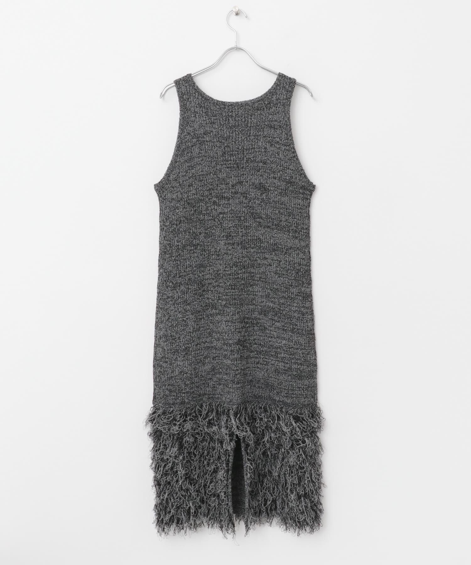  「ループフリンジニットワンピース」|ワンピース|