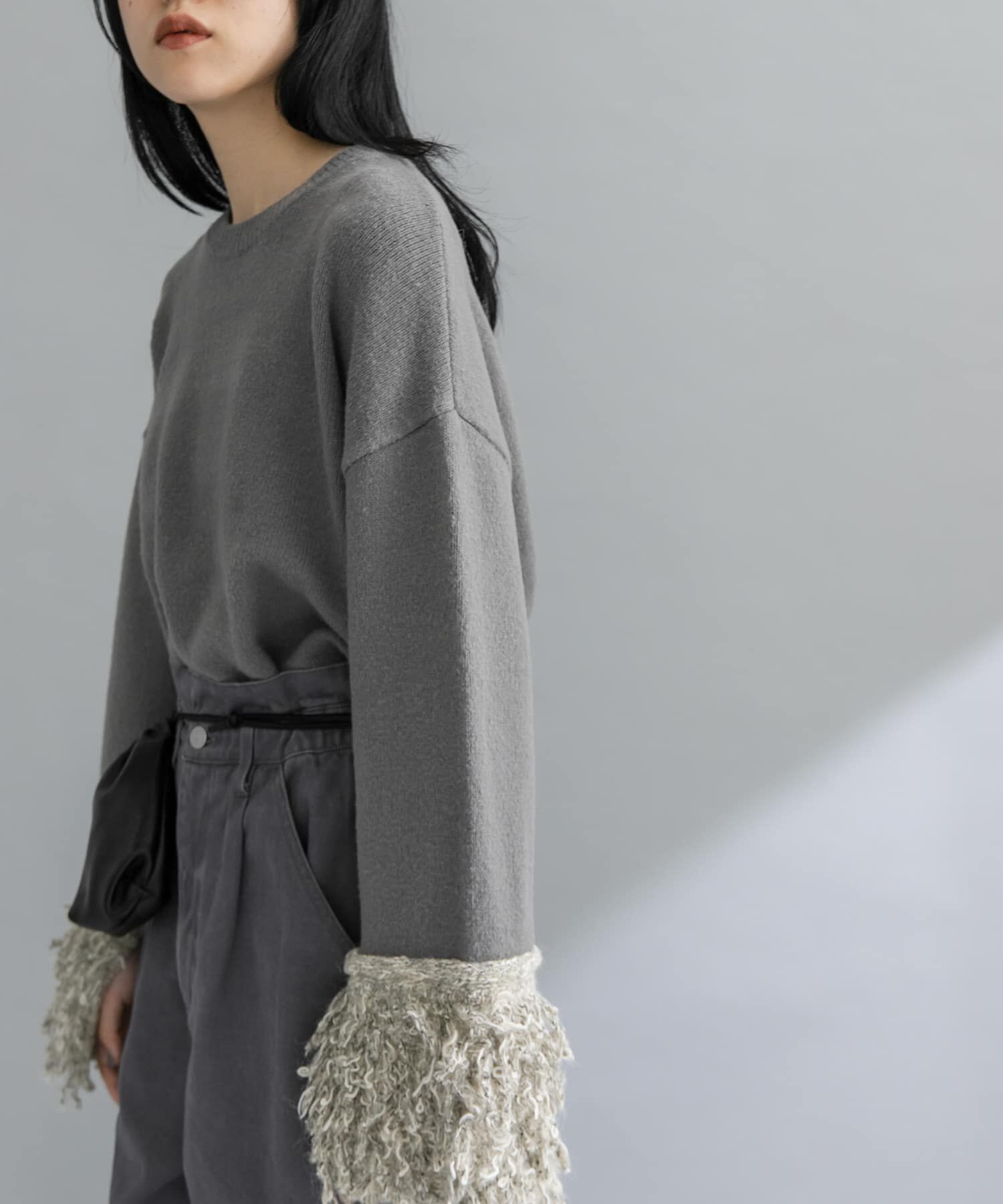  「『WEB限定』MIXドッキングニット」|ニット・セーター|