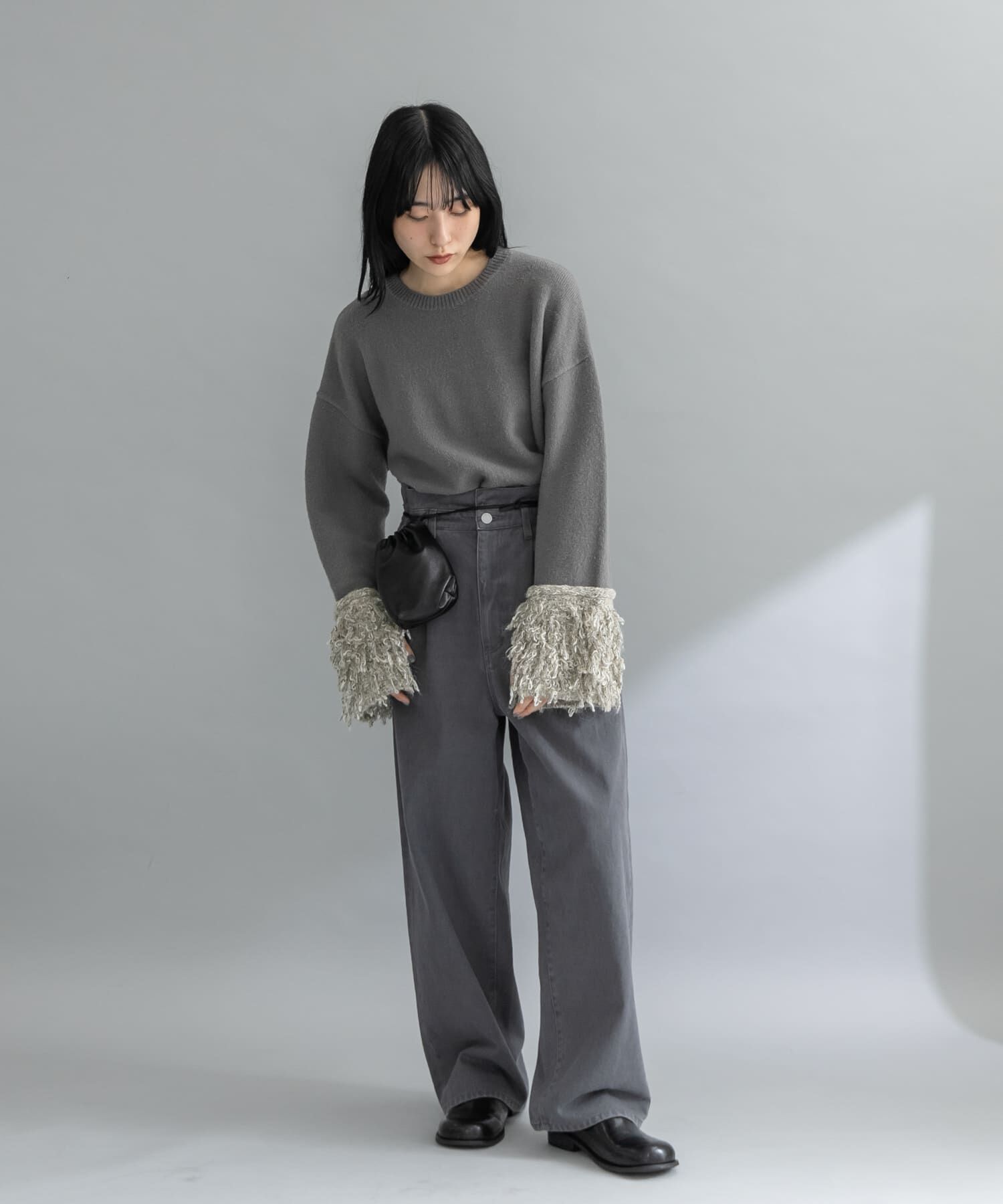  「『WEB限定』MIXドッキングニット」|ニット・セーター|