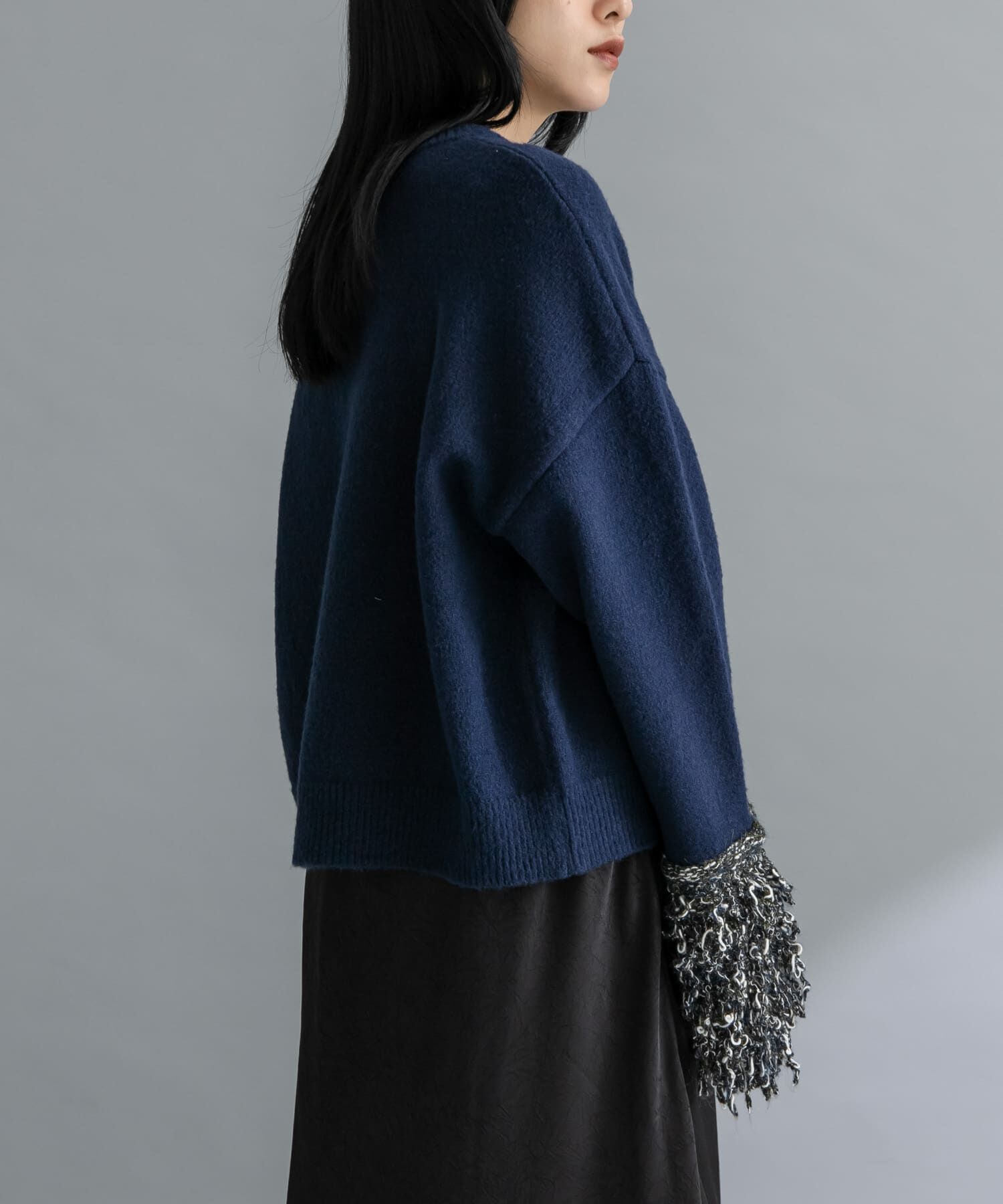  「『WEB限定』MIXドッキングニット」|ニット・セーター|