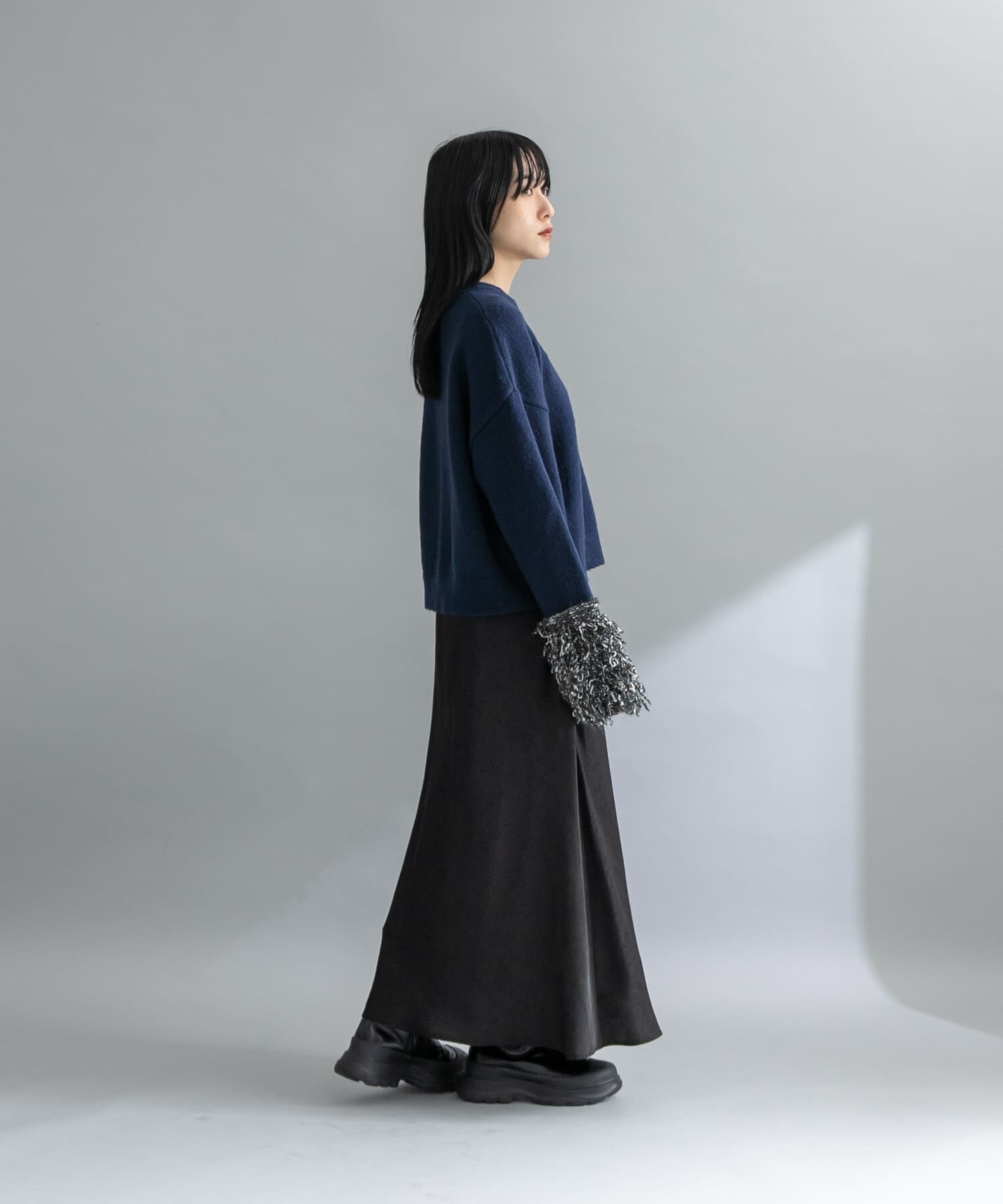  「『WEB限定』MIXドッキングニット」|ニット・セーター|