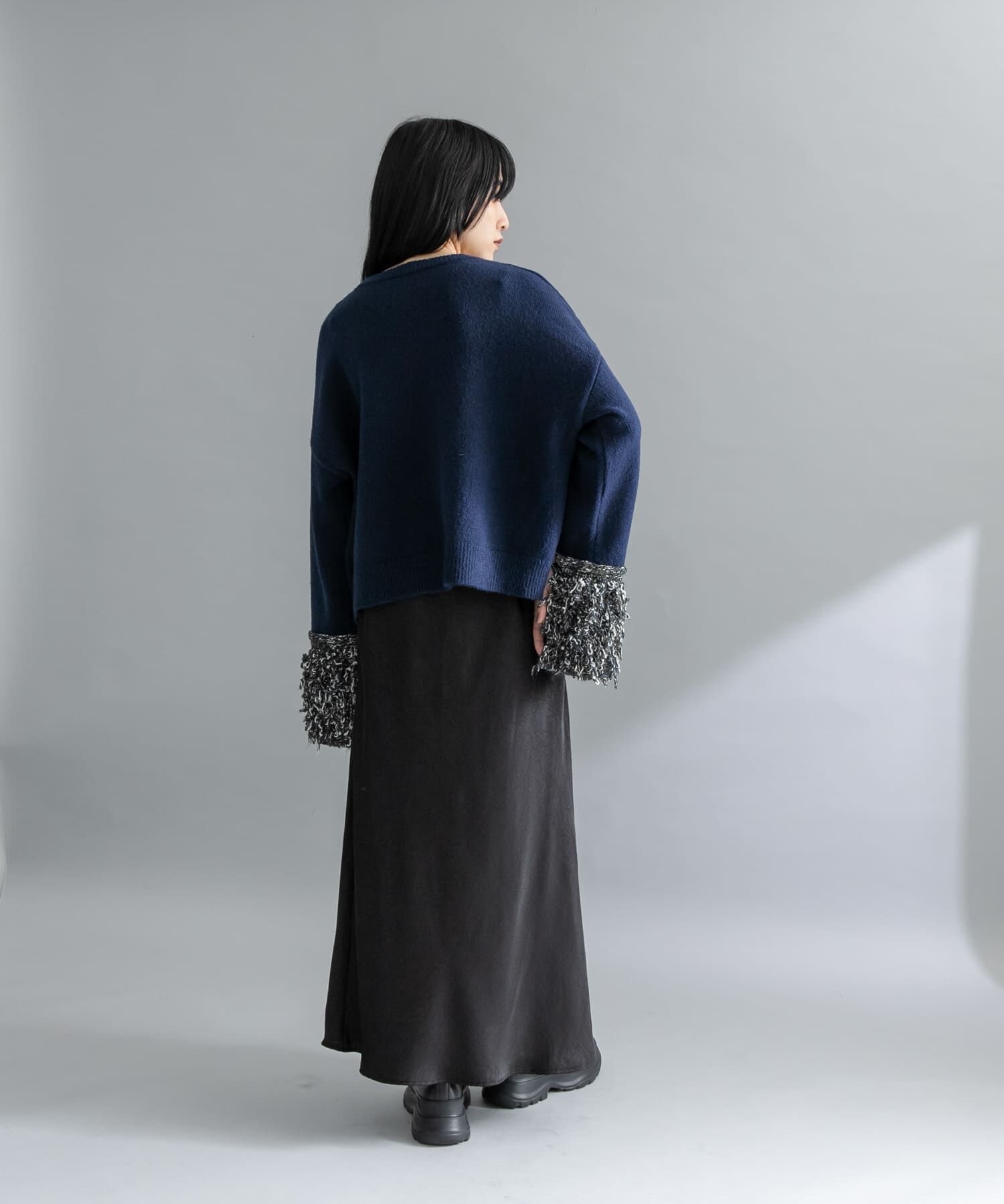  「『WEB限定』MIXドッキングニット」|ニット・セーター|