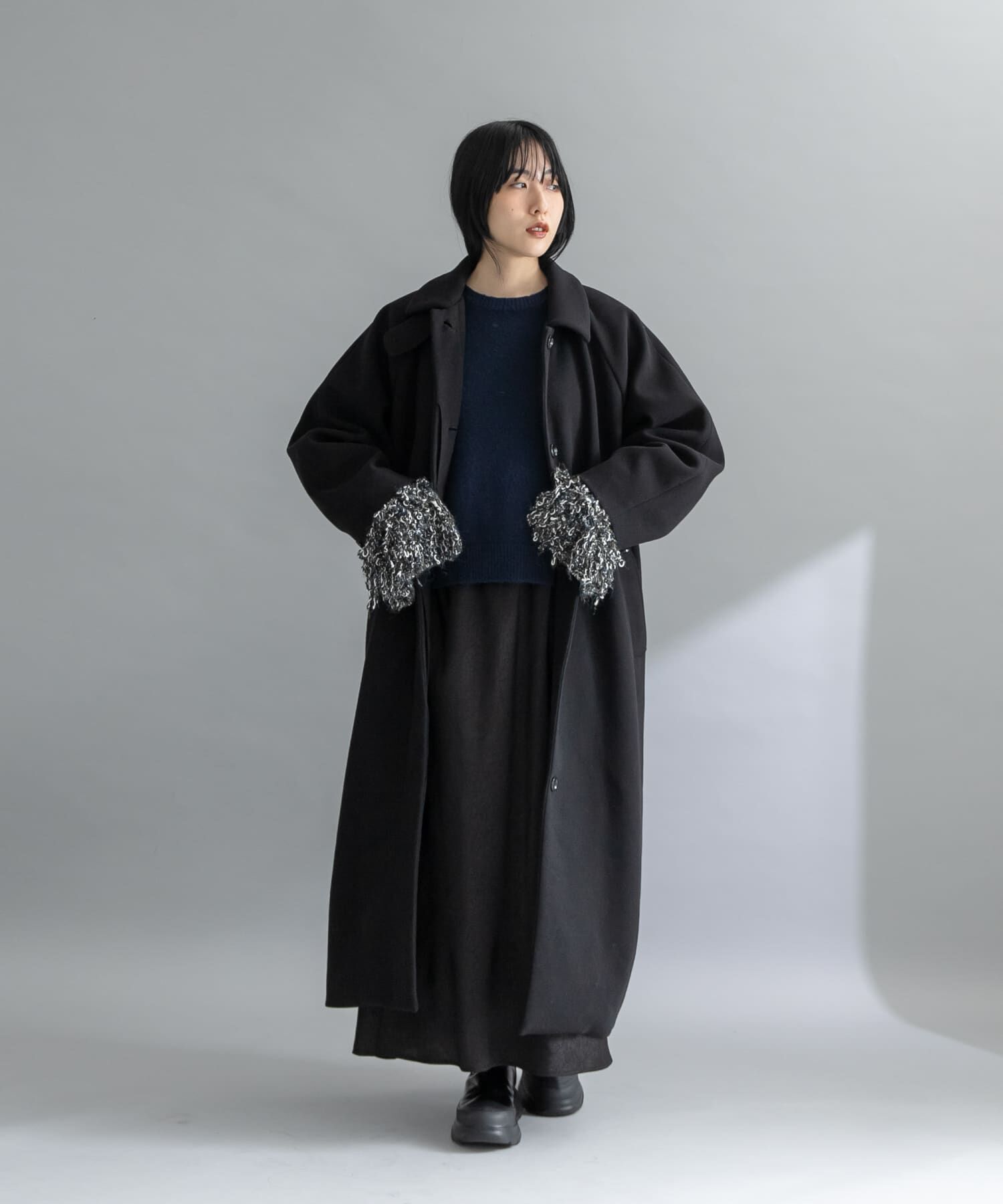  「『WEB限定』MIXドッキングニット」|ニット・セーター|