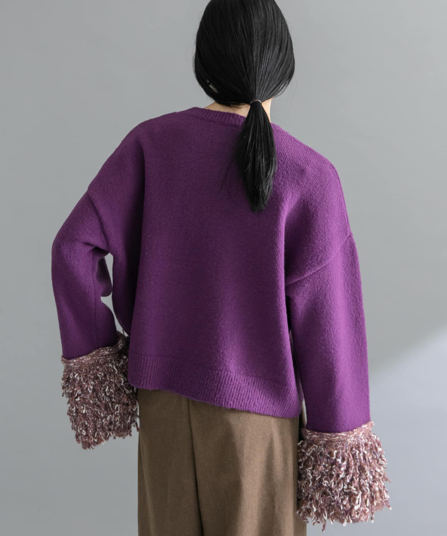  「『WEB限定』MIXドッキングニット」|ニット・セーター|