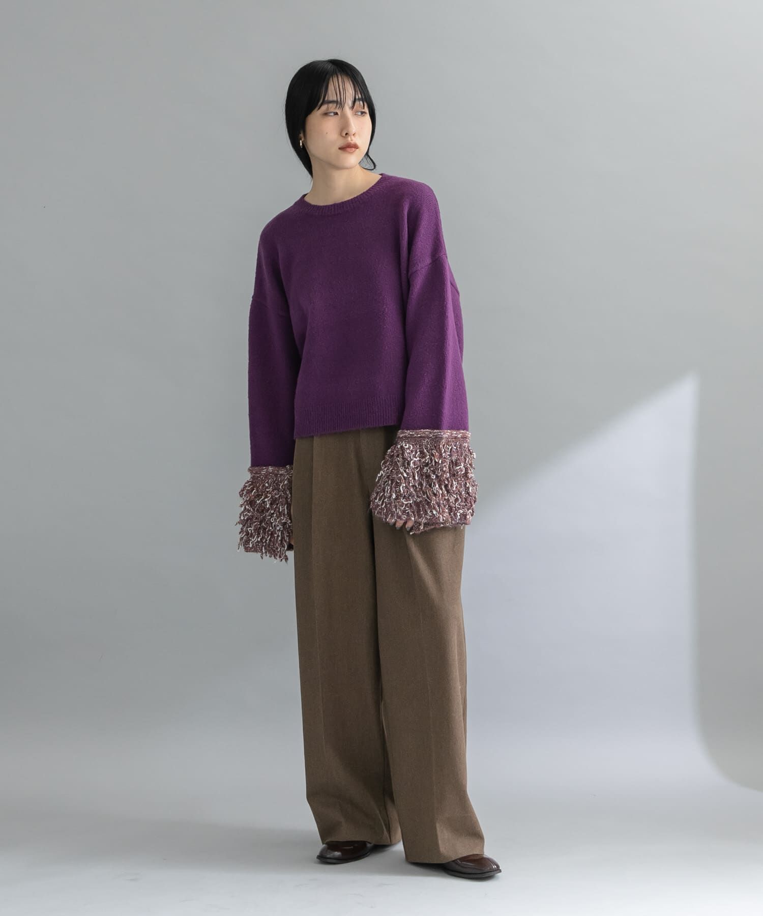  「『WEB限定』MIXドッキングニット」|ニット・セーター|