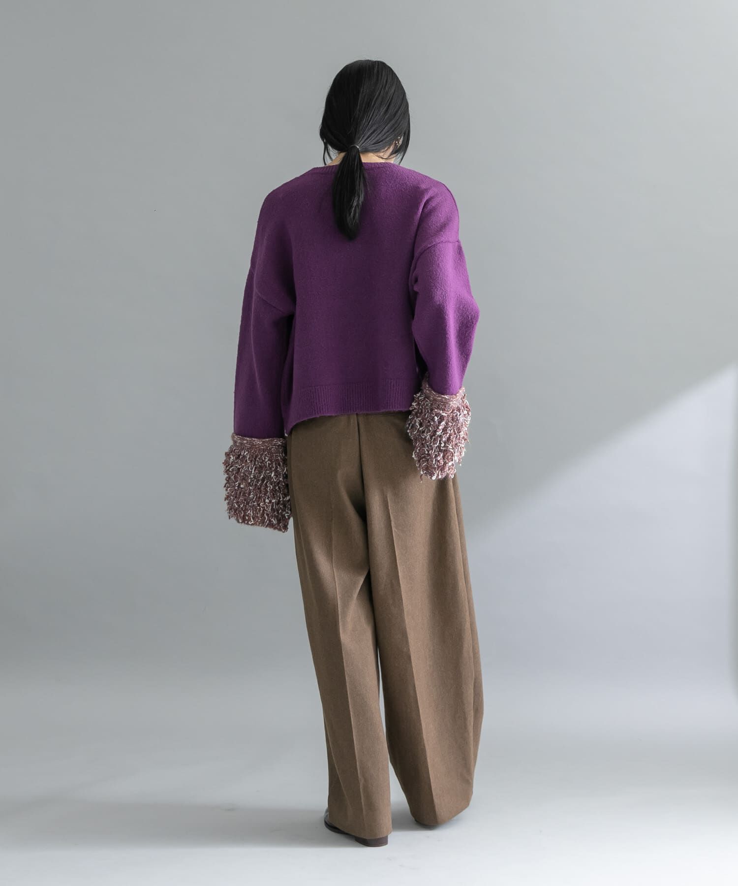  「『WEB限定』MIXドッキングニット」|ニット・セーター|