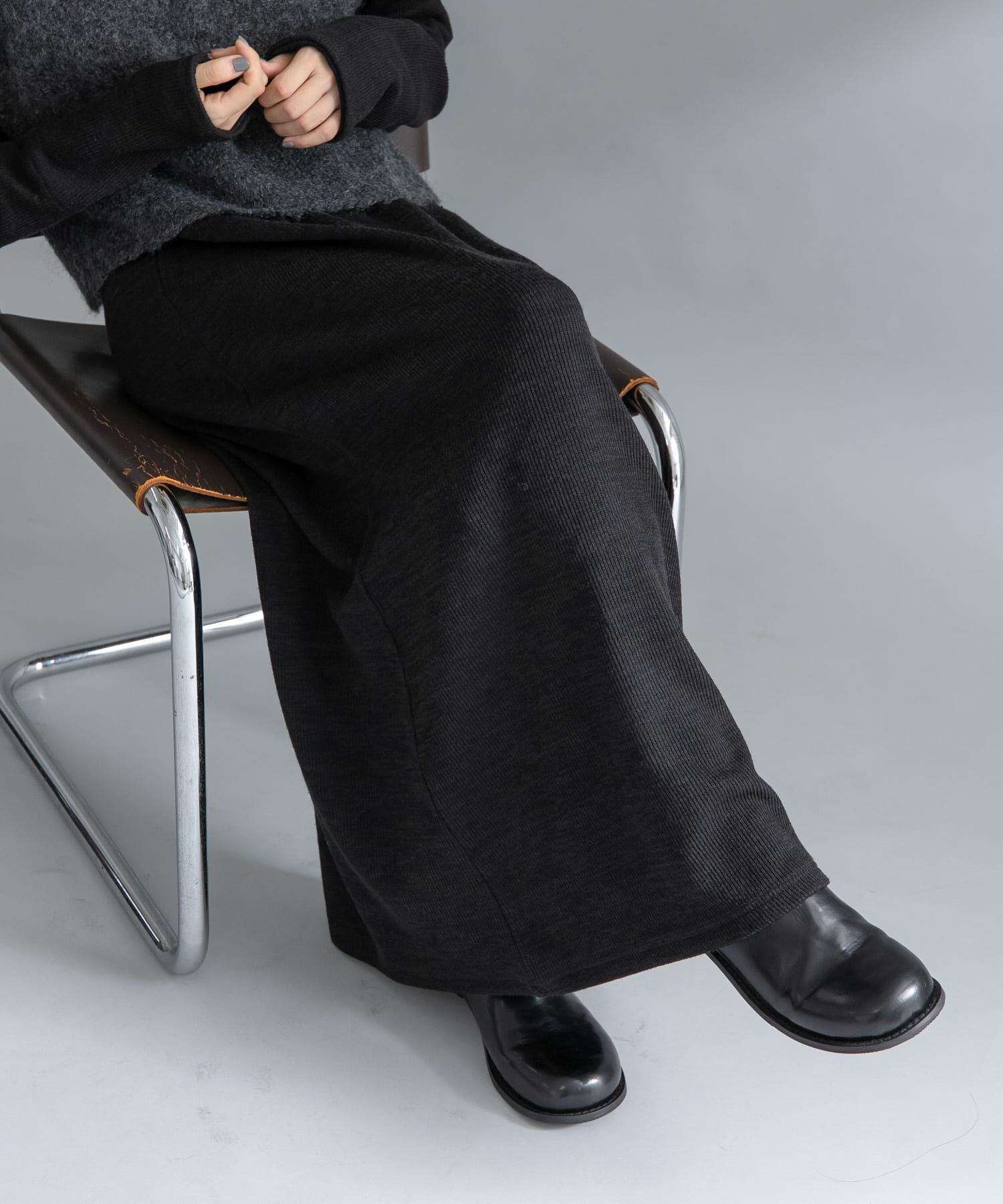  「『WEB限定』ニットSETカットソーワンピース」|ワンピース|