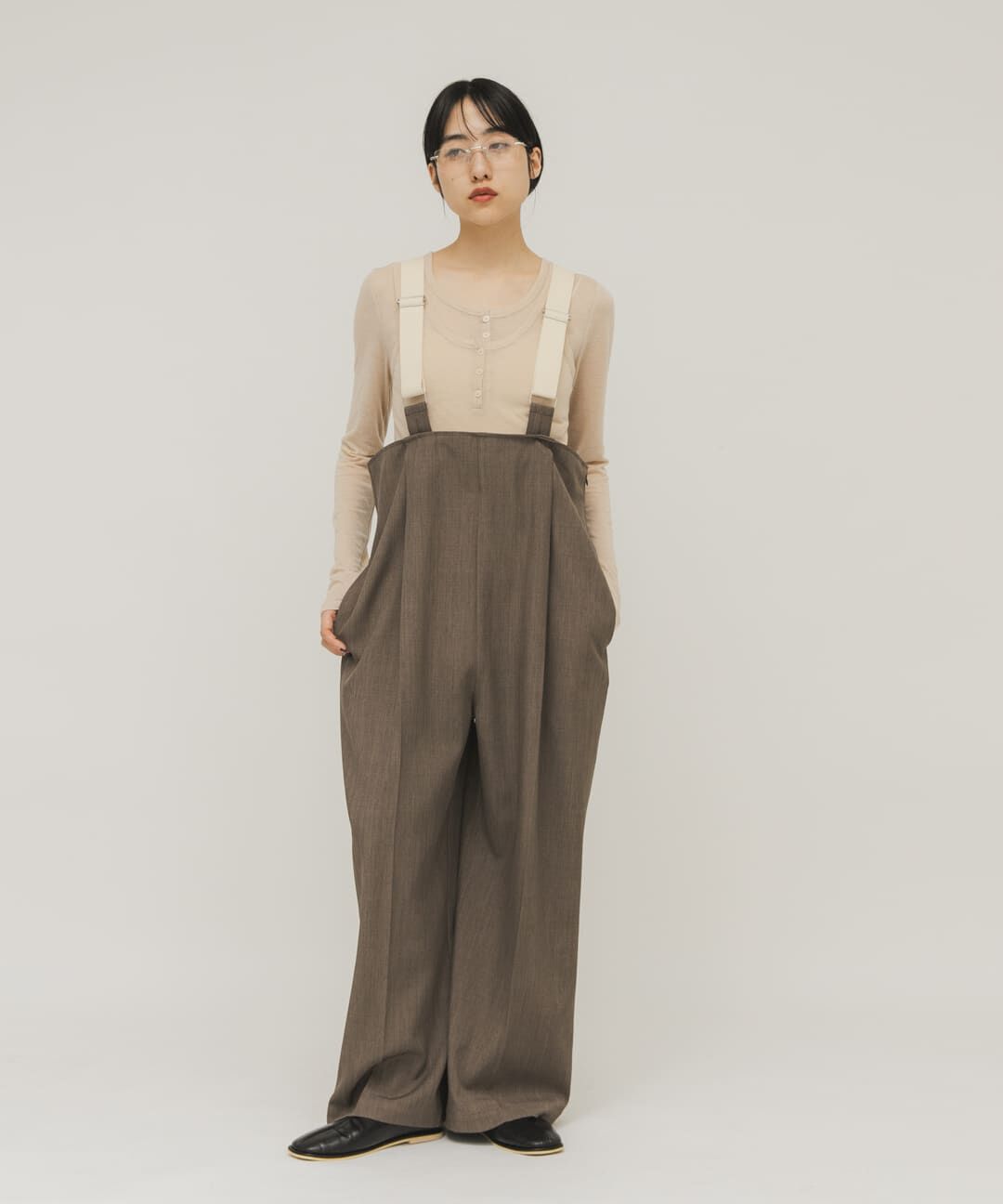  「レイヤードヘンリーネックTEE」|Tシャツ・カットソー|