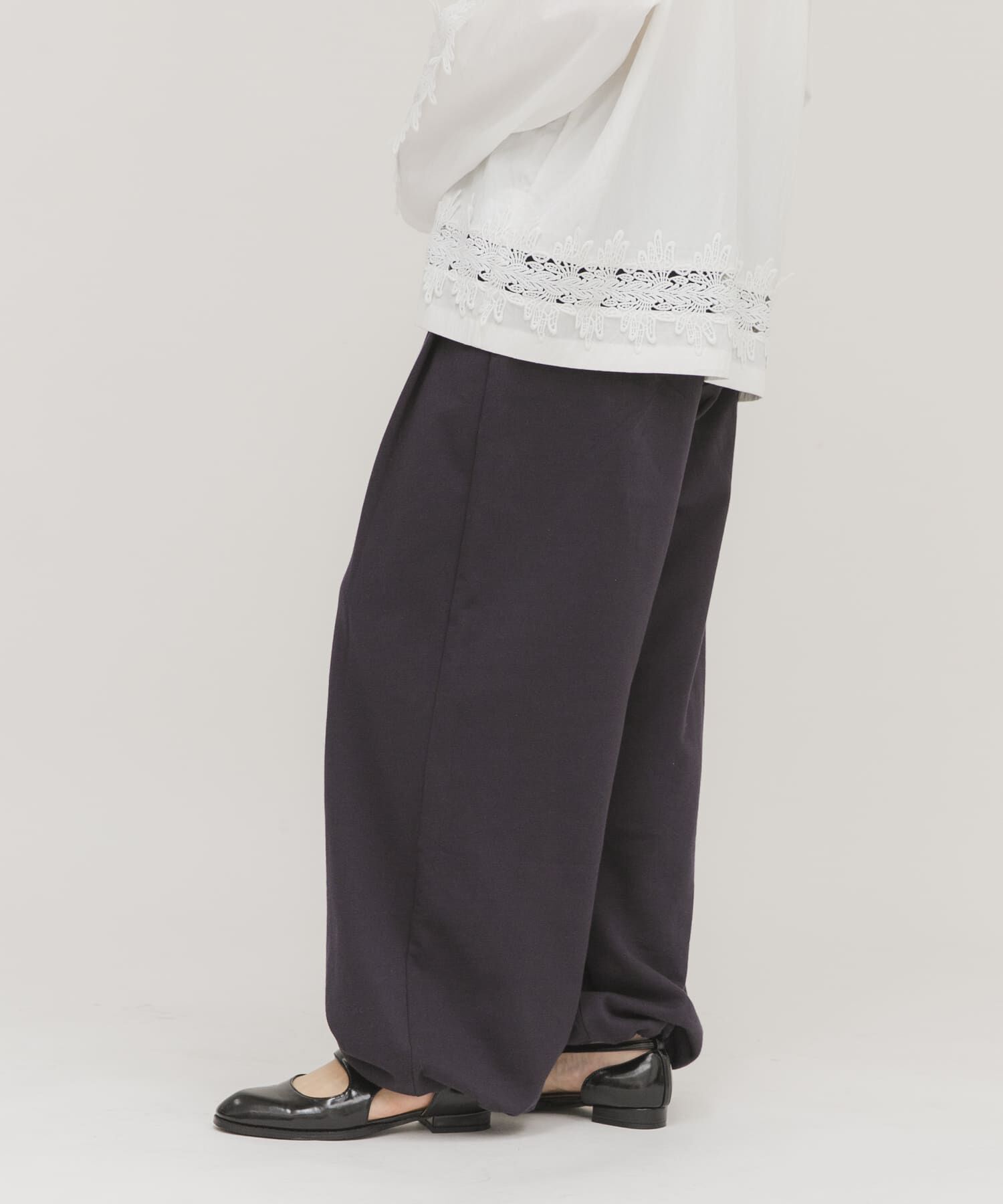  「ドロストルーズスウェットパンツ」|その他|ネイビー