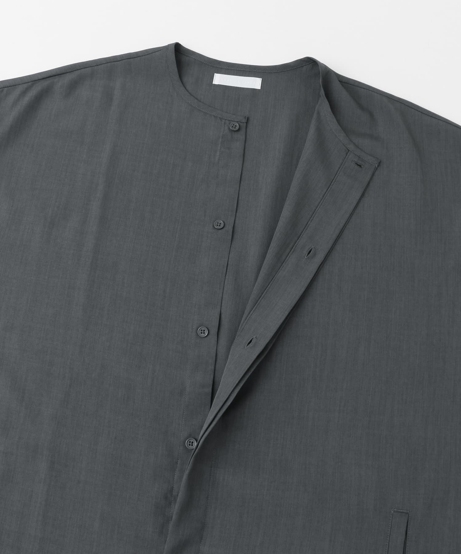 SENSE OF PLACE by URBAN RESEARCH「ノーカラールーズシャツ(5分袖)」|シャツ・ブラウス|