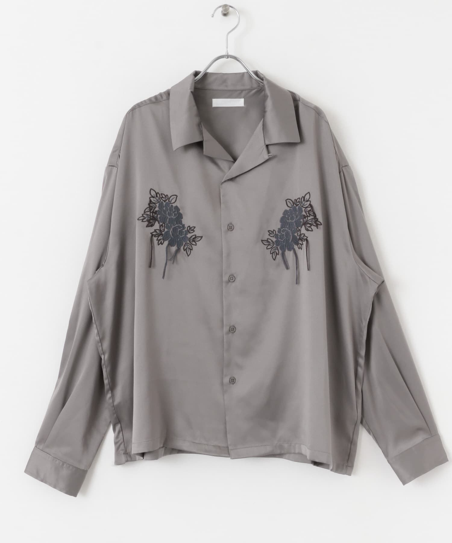 SENSE OF PLACE by URBAN RESEARCH「ボタニカルシシュウロングスリーブシャツ」|シャツ・ブラウス|