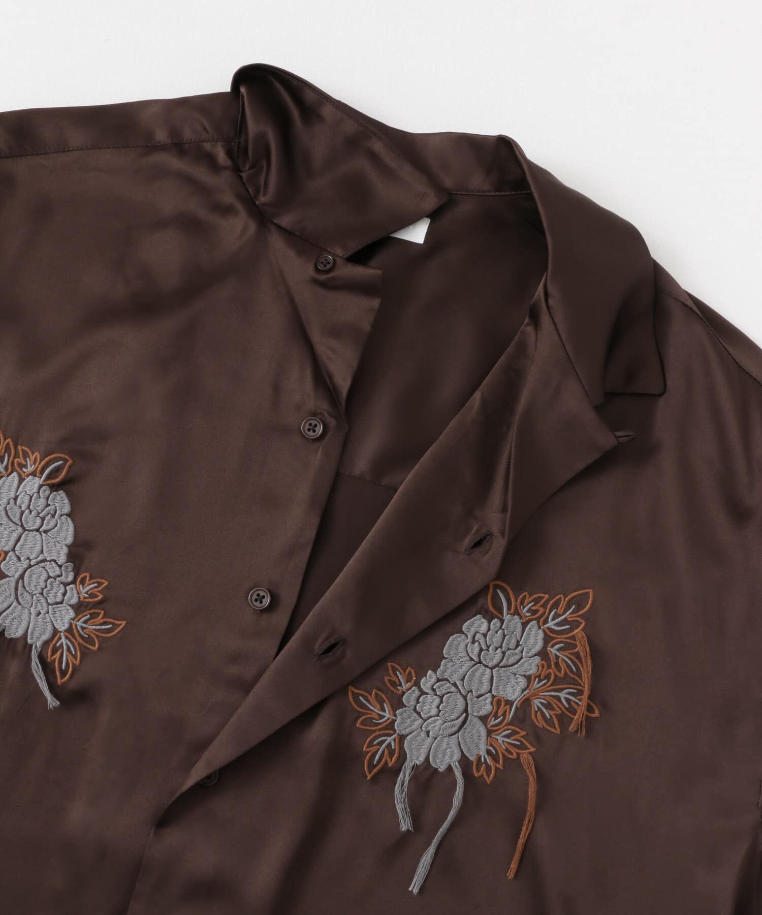 SENSE OF PLACE by URBAN RESEARCH「ボタニカルシシュウロングスリーブシャツ」|シャツ・ブラウス|