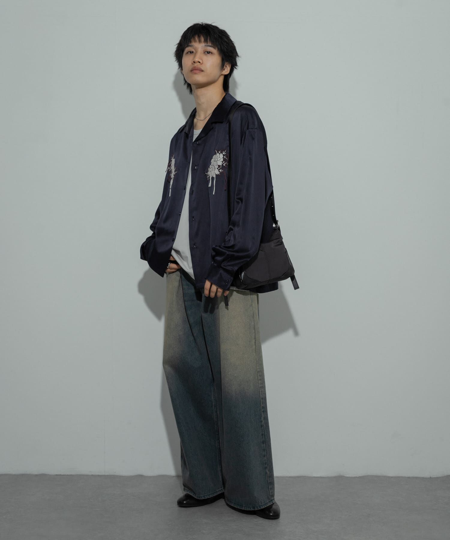 SENSE OF PLACE by URBAN RESEARCH「ボタニカルシシュウロングスリーブシャツ」|シャツ・ブラウス|