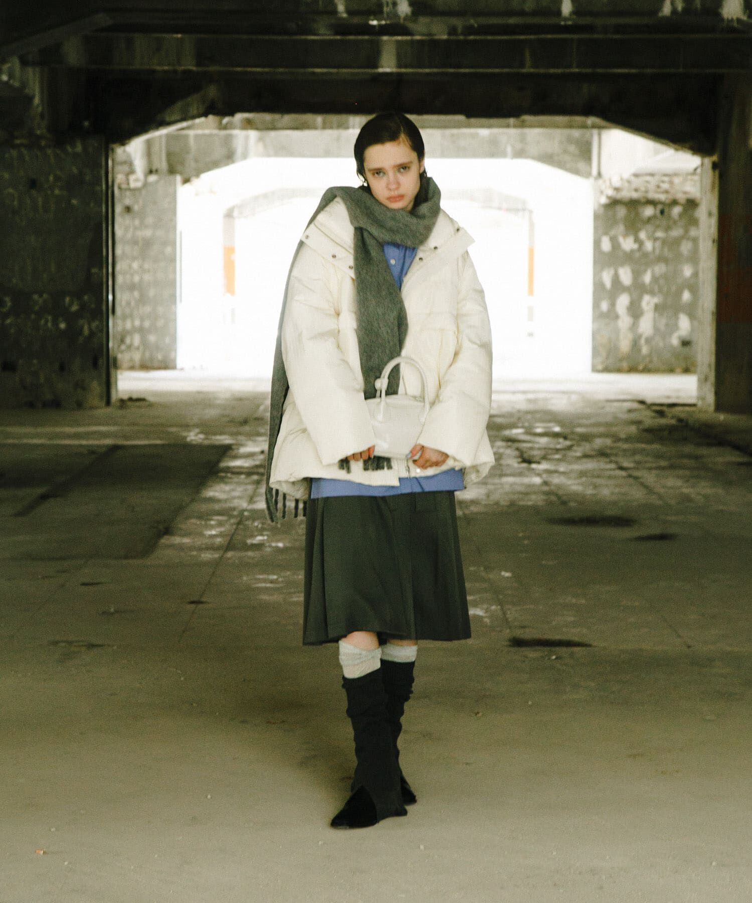 SENSE OF PLACE by URBAN RESEARCH「モヘアライクストール」|マフラー|