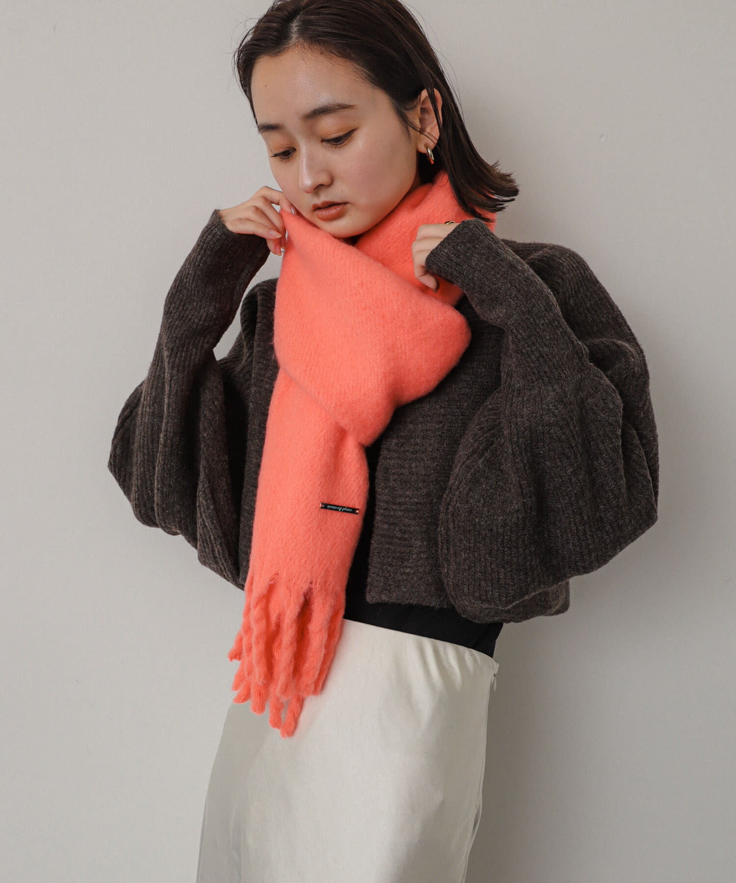 SENSE OF PLACE by URBAN RESEARCH「モヘアライクストール」|マフラー|