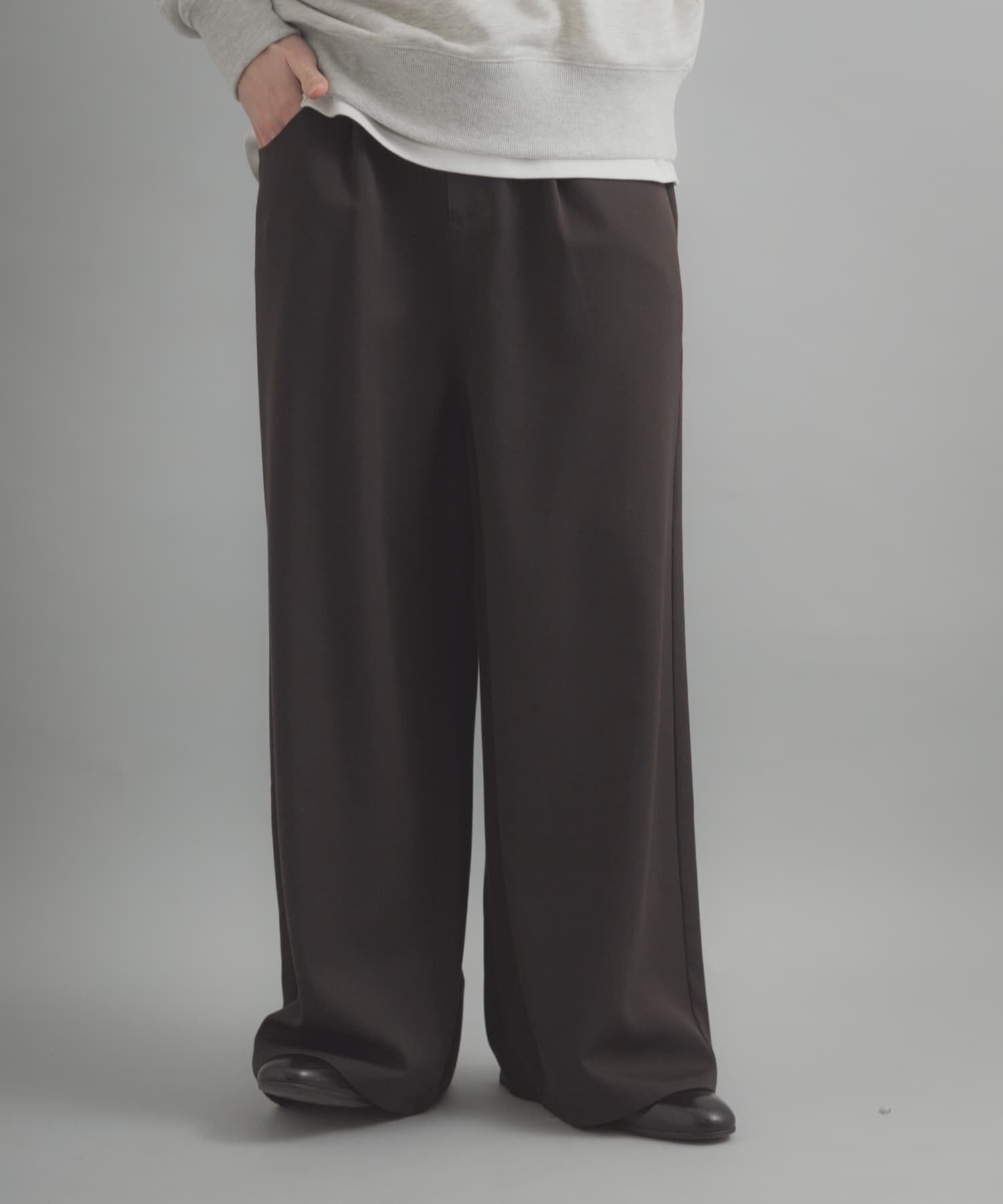 SENSE OF PLACE by URBAN RESEARCH「ラウンドポケットワンタックワイドスラックス」|その他|