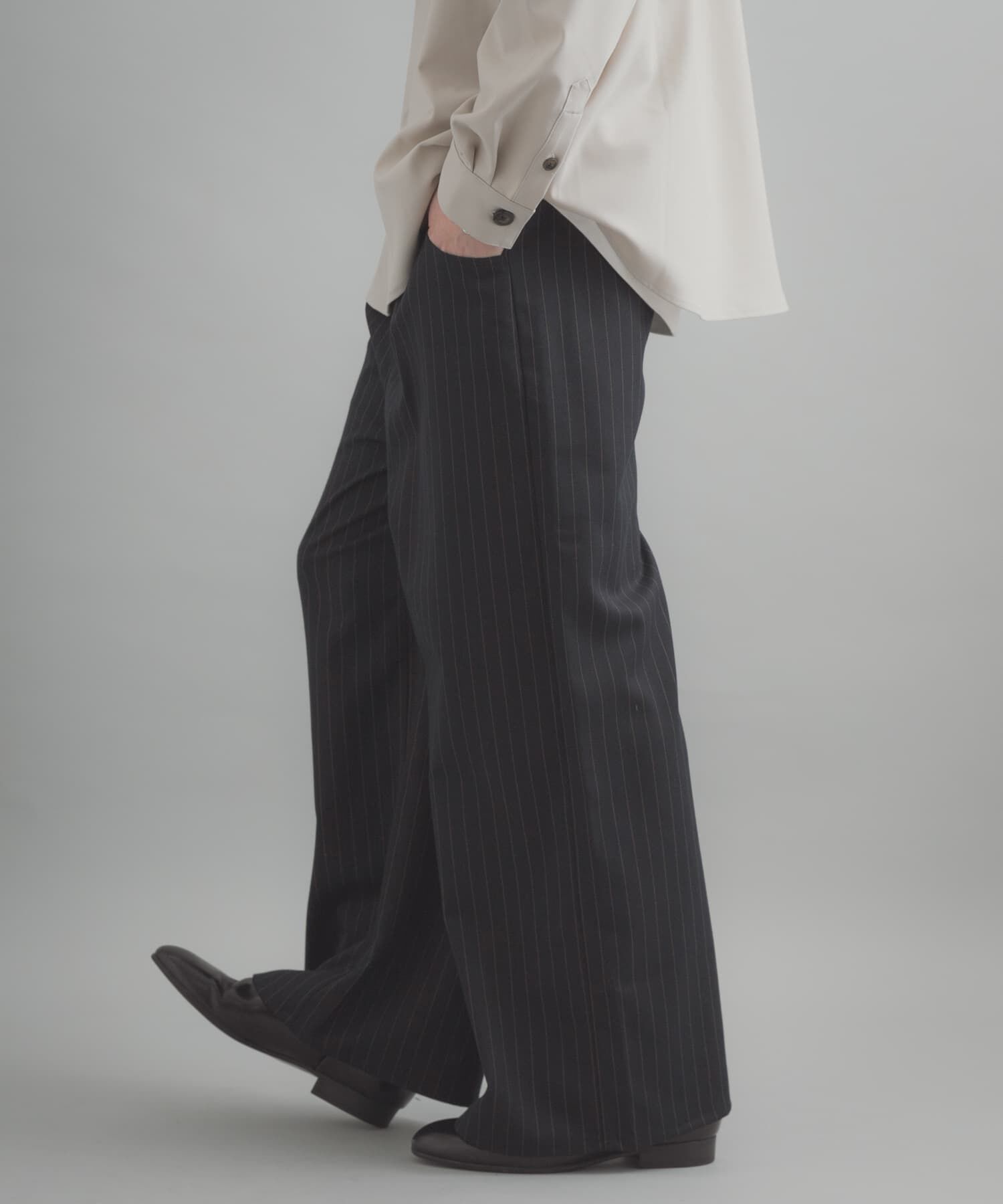 SENSE OF PLACE by URBAN RESEARCH「ラウンドポケットワンタックワイドスラックス」|その他|