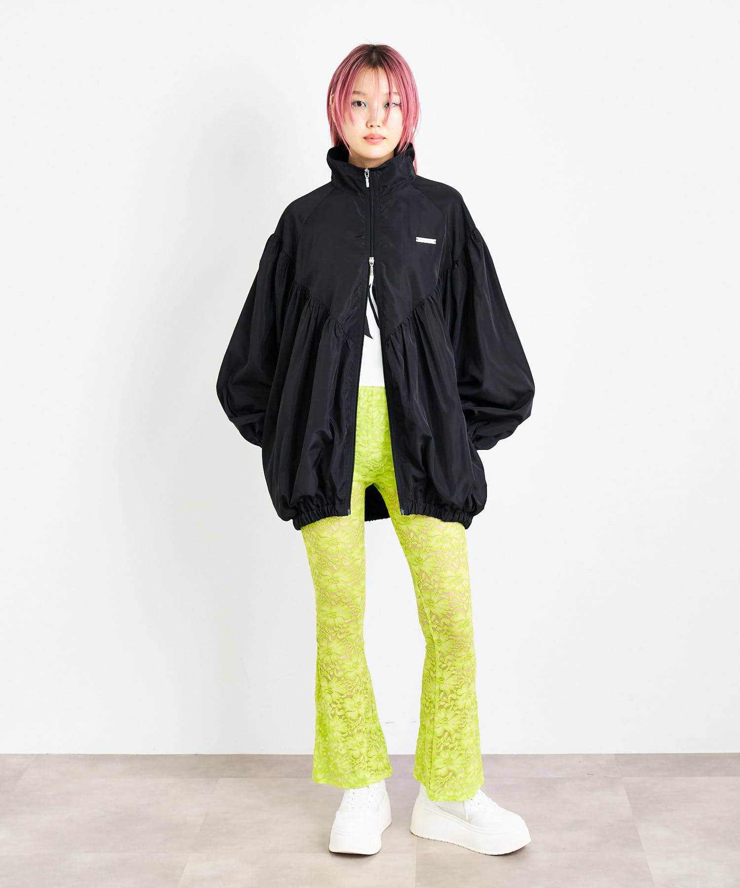 SENSE OF PLACE by URBAN RESEARCH「ANNA SUI NYC　フラワーレースストレッチパンツ」|その他|