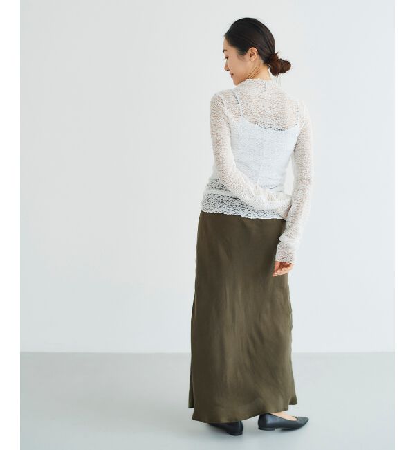 le.coeur blanc「チュールレースプルオーバー」|Tシャツ・カットソー|