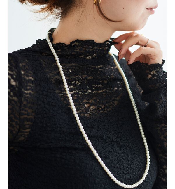 le.coeur blanc「チュールレースプルオーバー」|Tシャツ・カットソー|