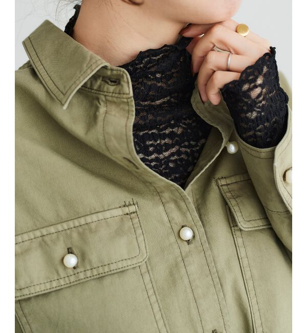 le.coeur blanc「チュールレースプルオーバー」|Tシャツ・カットソー|