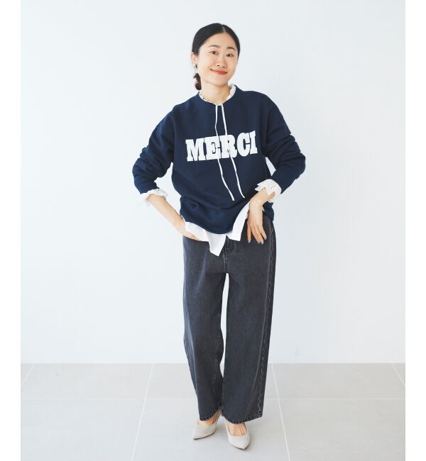  「カーブラインデニムパンツ」|デニム|