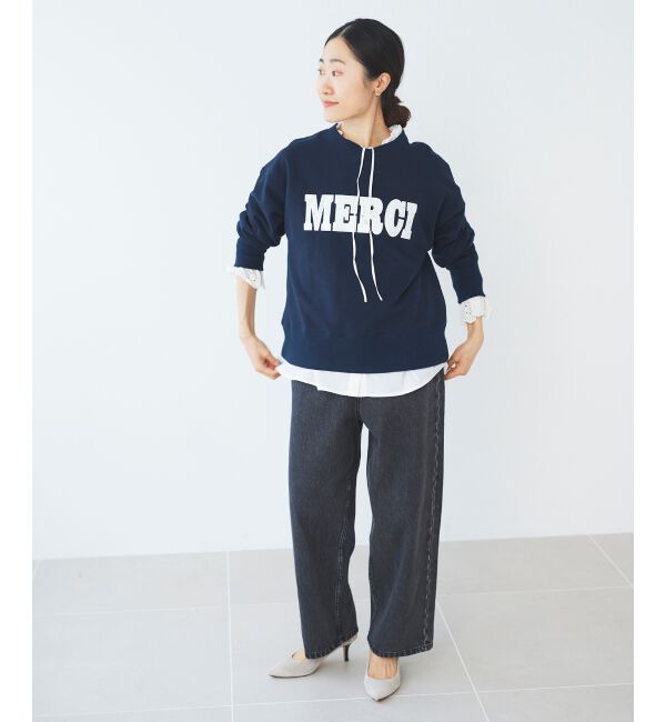  「カーブラインデニムパンツ」|デニム|