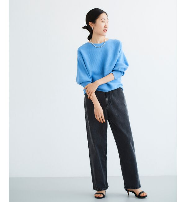  「カーブラインデニムパンツ」|デニム|