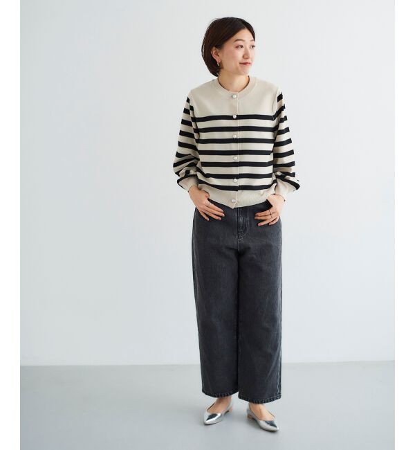  「カーブラインデニムパンツ」|デニム|