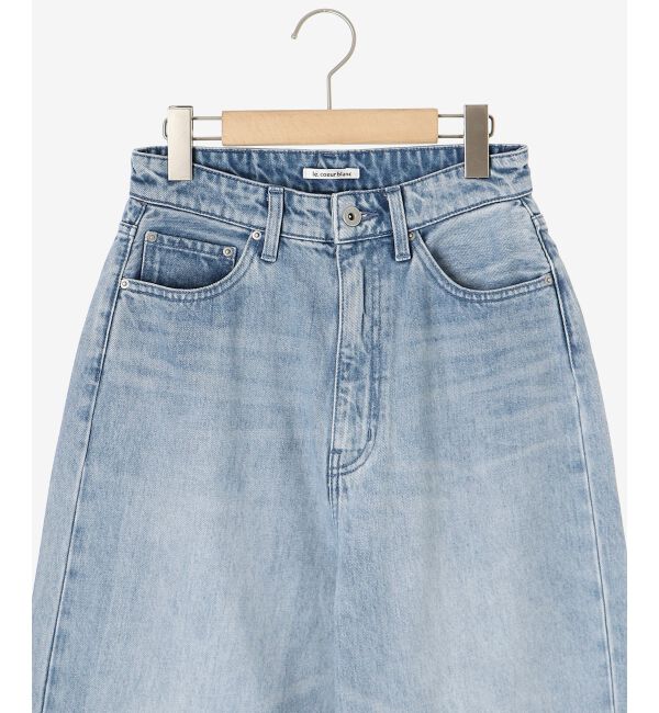  「カーブラインデニムパンツ」|デニム|