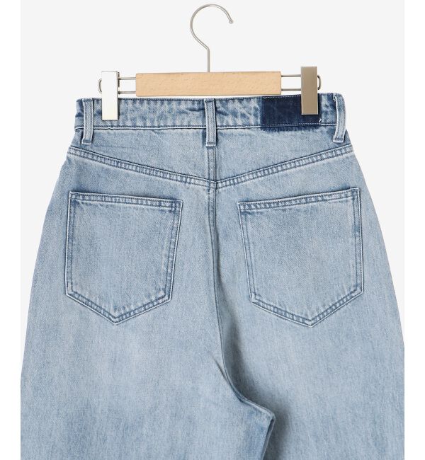  「カーブラインデニムパンツ」|デニム|