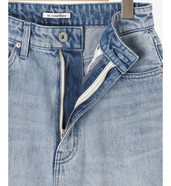  「カーブラインデニムパンツ」|デニム|