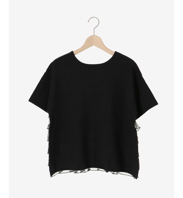  「Perle Peche チュールティアード2wayニット」|ニット・セーター|