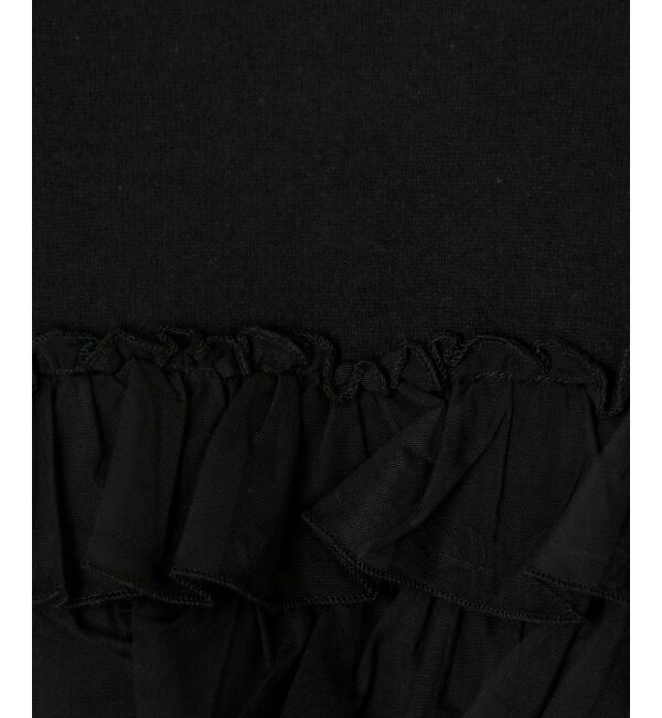  「Perle Peche チュールティアード2wayニット」|ニット・セーター|