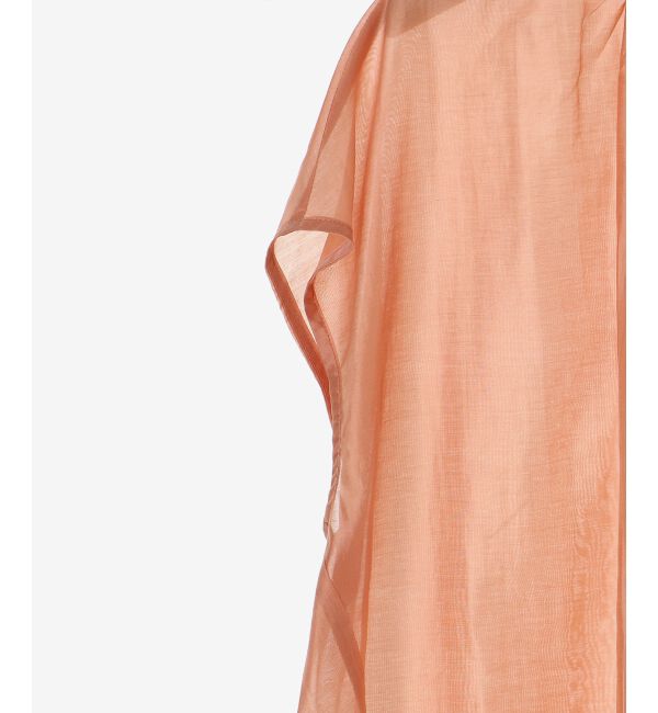 le.coeur blanc「《手洗い可能》シアーギャザー2WAYブラウス」|シャツ・ブラウス|