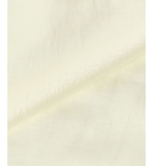 le.coeur blanc「《手洗い可能》シアーギャザー2WAYブラウス」|シャツ・ブラウス|