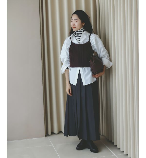  「ブラウス&times;ニットビスチェセット」|シャツ・ブラウス|