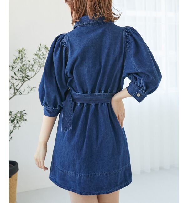 MAJESTICLEGON「デニムミニワンピース」|ワンピース|