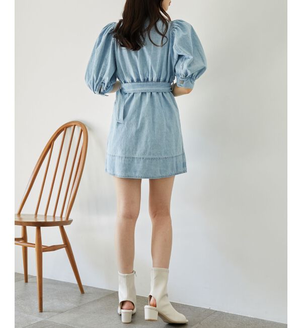 MAJESTICLEGON「デニムミニワンピース」|ワンピース|