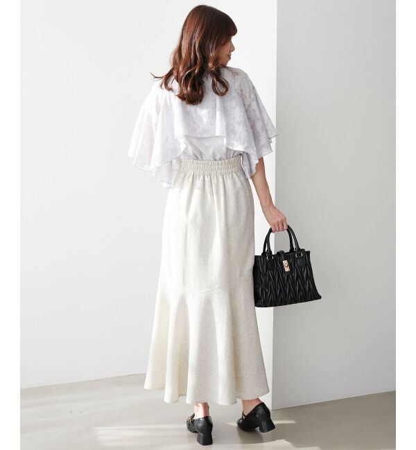  「シアーケープブラウス」|シャツ・ブラウス|