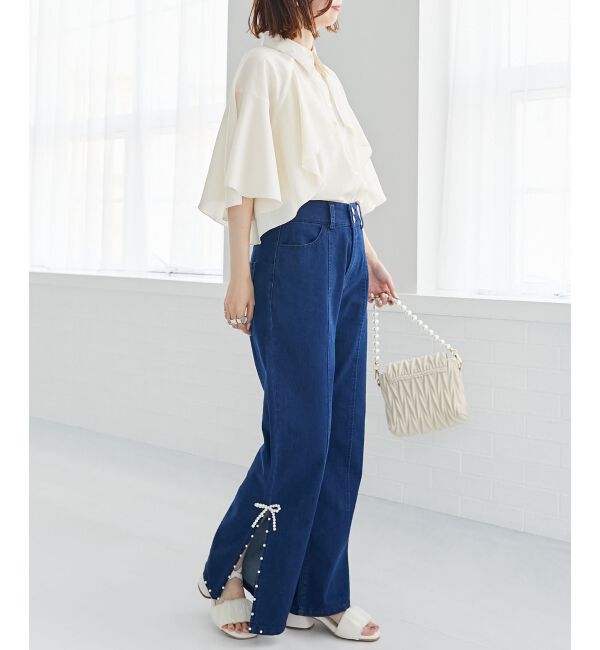  「シアーケープブラウス」|シャツ・ブラウス|