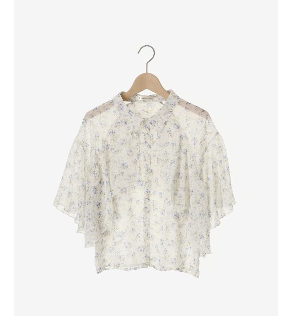  「シアーケープブラウス」|シャツ・ブラウス|